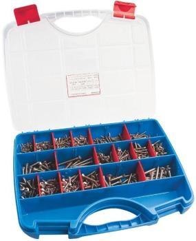 Vis tôle tête fraisé pozidriv - Inox - Coffret de
