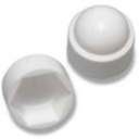Cache-écrou clé de 17 - M10 mm Blanc - Boite de 20
