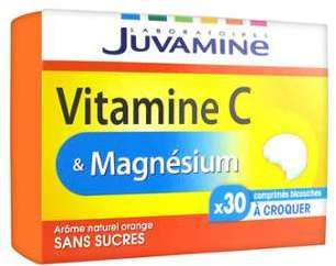 Juvamine C Magnésium + vitamines B6 & B2 Juvamine C Magnésium + vitamines B6 & B2