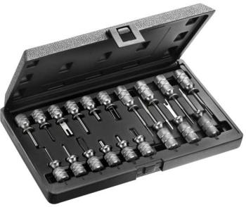 Jeu de 19 outils pour extraction de fiches de connecteurs Jeu de 19 outils pour extraction