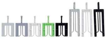 Cale plastique klic-clac Coloris Blanc - Epaisseur Cale plastique klic-clac Coloris