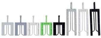 Cale plastique klic-clac Coloris Noir - Epaisseur (mm) Cale plastique klic-clac Coloris