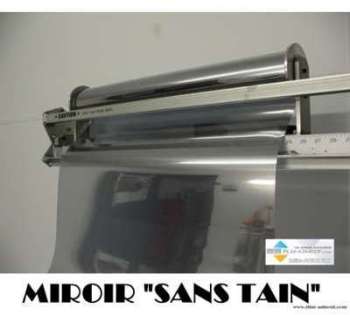 Film adhesif miroir sans tain pour voir sans etre