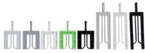 Cale plastique klic-clac Coloris Blanc - Epaisseur Cale plastique klic-clac Coloris