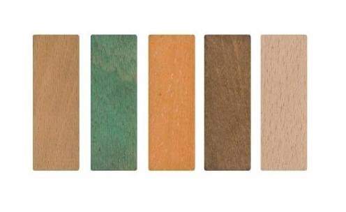 Cale de vitrage orange - 70 x 25 mm - 3 mm - Sache