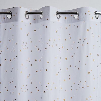 Voilage pur coton oeillets, POIS - La Redoute Inte
