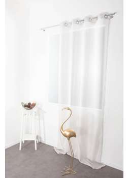 Voilage Classique Simple 140 x 260 cm à Oeillets Tissu Voilage Classique Simple 140