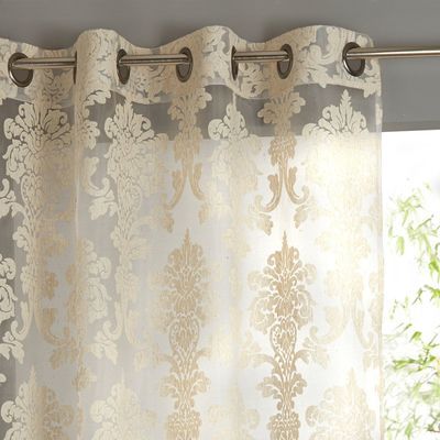 Voilage damassé oeillets, Arabesque - La Redoute I