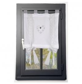 Voilage vitrage (45 x 100 cm) Manoir Blanc Voilage vitrage (45 x 100