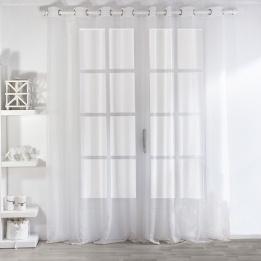 Voilage (300 x H 240 cm) Dolly Blanc Voilage (300 x H 240 cm) Dolly