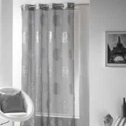 Voilage (140 x 240 cm) Platine Gris Voilage (140 x 240 cm) Platine