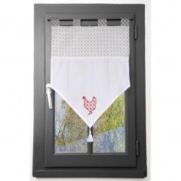 Voilage vitrage (60 x H90 cm) Padou
