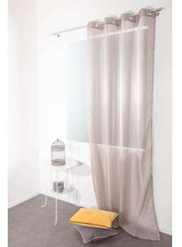 Voilage Classique Simple 140 x 260 cm à Oeillets Tissu Voilage Classique Simple 140