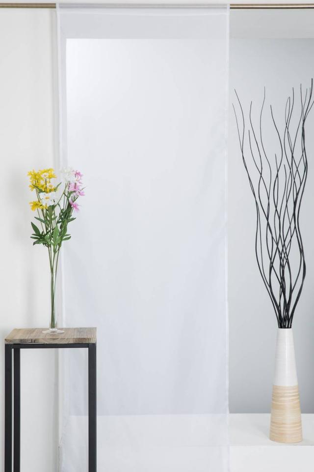 Voilage Vitrage 70 x 190 cm Uni