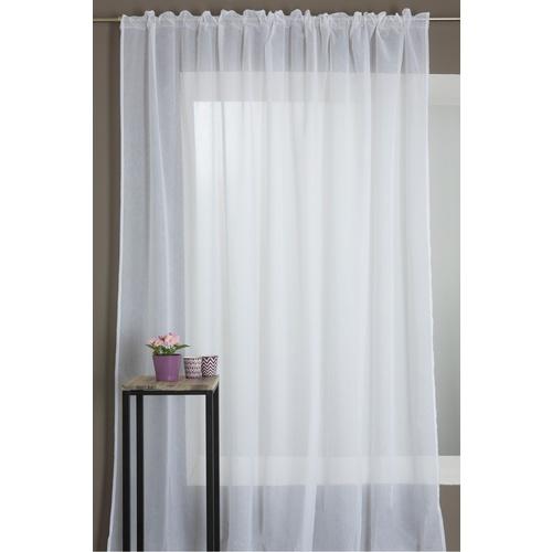 Rideau Voilage Grande Largeur et Hauteur Motif Flo