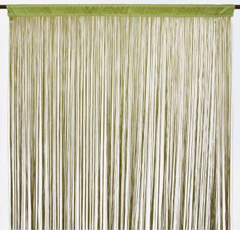 Rideau FILOU à fils (90x200cm) Vert
