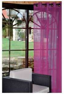 Voilage uni fuchsia Voilage uni fuchsia