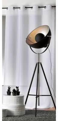 Voilage blanc Chic grande largeur design