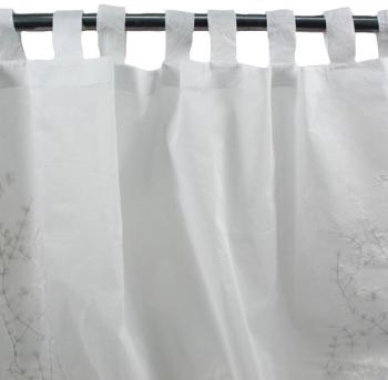 Voilage LYLAS à pattes (140x270cm) blanc Voilage LYLAS à pattes (140x270cm)