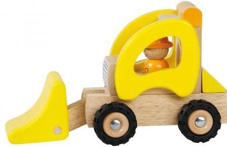Tracteur chargeur en bois par Goki