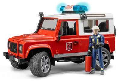 Bruder Véhicule de pompiers Land Rover Defender 1: