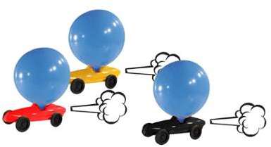 Voitures ballon (Lot de 3)