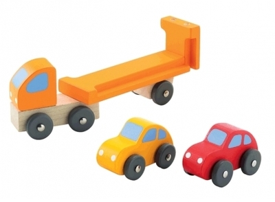 Camion remorque avec petite voitures Sevi - Jouets