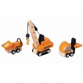 Set Véhicules de Consctuction Plantoys - Jouet en