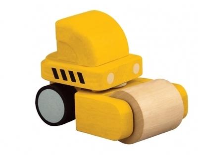 Camion Rouleau Compresseur PlanToys - Jouet en Boi