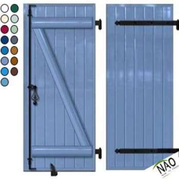 Volet Battant aluminium isole Type Z L 600 x H 750 Volet Battant aluminium isole