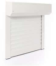 Volet roulant ajustable filaire - ALU Blanc H120 x Volet roulant ajustable filaire