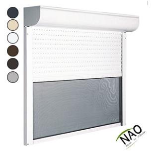 Volet roulant aluminium lames larges 52 mm H 1000 x Volet roulant aluminium lames