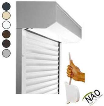 Volet roulant aluminium lame 39mm L 600 x H 600 mm Volet roulant aluminium lame