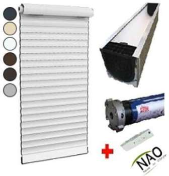 Volet roulant aluminium SOMFY sur mesure L 1350 x H Volet roulant aluminium SOMFY