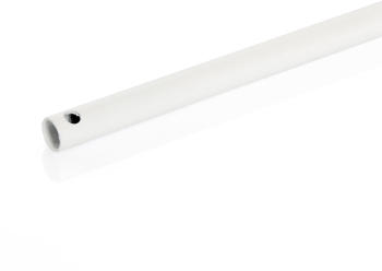Manivelle seule ronde Ø 12mm acier laqué blanc Lg