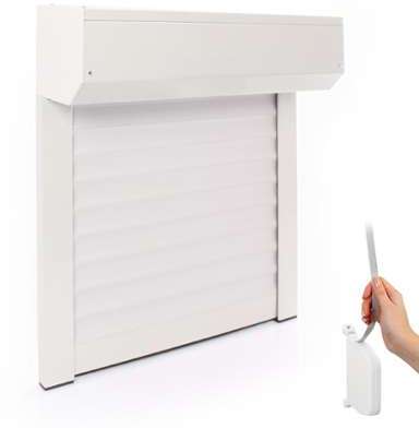 Volet roulant sangle en kit ajustable - lames PVC