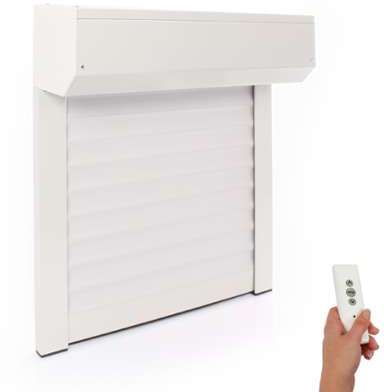 Volet roulant motorisé en kit ajustable - lames PV