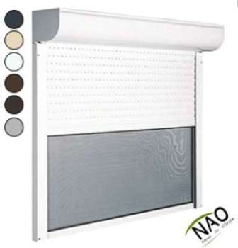 Volet roulant renovation aluminium avec moustiquaire Volet roulant renovation aluminium