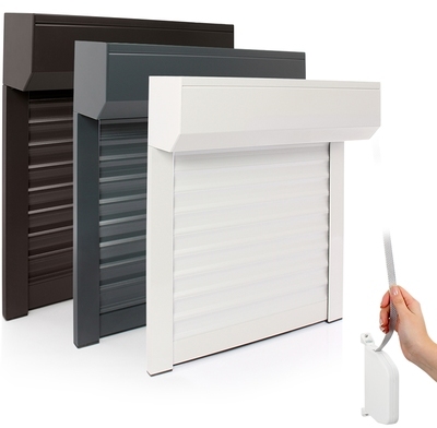 Volet roulant sangle en kit ajustable - lames alum
