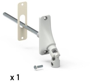 Sortie de caisson volet roulant 90° embase étroite