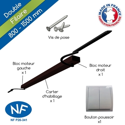Motorisation volets 2 battants WINEO filaire - bai