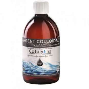 Catalyons Argent Colloïdal 20 ppm 500 ml Catalyons Argent Colloïdal