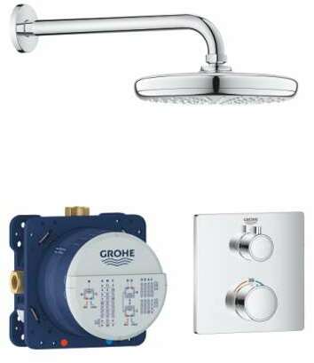 GROHE Ensemble douche de t/ête Tempesta 210 26412000 Chrome