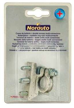 Cosse de batterie double anneau multi-connexions (+) NORAUTO - Norauto
