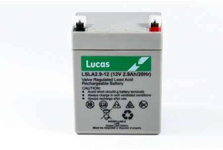 Lucas Batterie Plomb /étanche Stationnaire VRLA AGM LSLA2.3-12 12V 2.3Ah