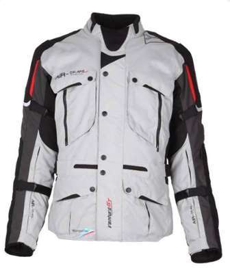 Modeka Veste Moto chekker Noir Gris Foncé Veste Protecteurs Hitena taille S