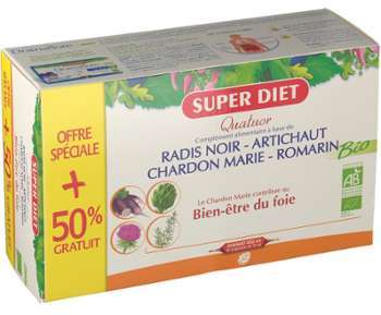 Super diet Quatuor Circulation 30 ampoules Super diet Quatuor Circulation 30 ampoules