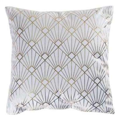 Blanc Douceur dInt/érieur GRAPHIGOLD Coussin 40 x 40 CM