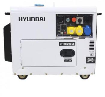 Groupe électrogène diesel Hyundai DHY8000SE-3 6300