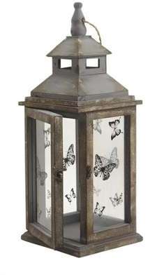 lanterne en bois vieilli